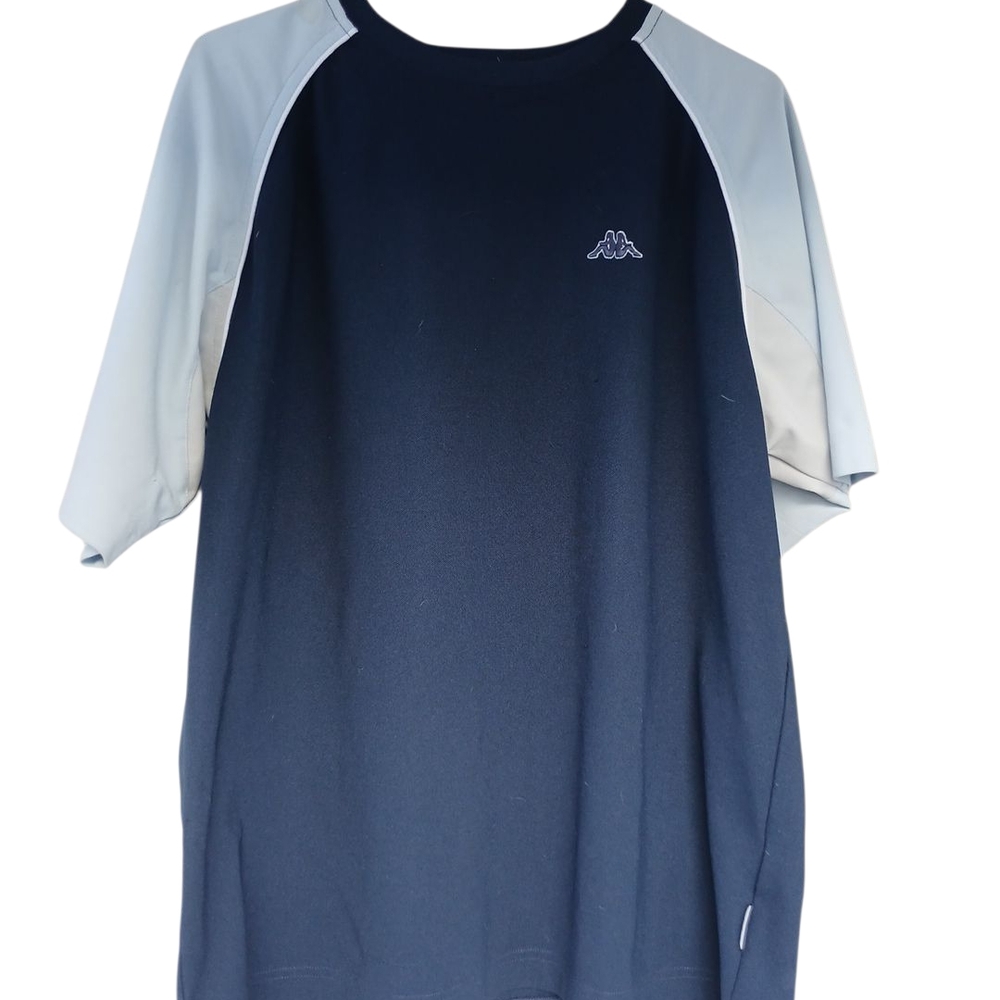 Kappa Navy and Gray Raglan T-Shirt